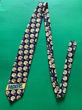 Vintage Green Bay Packers NFL Neck Tie - 1997, Ralph Marlin & Co.